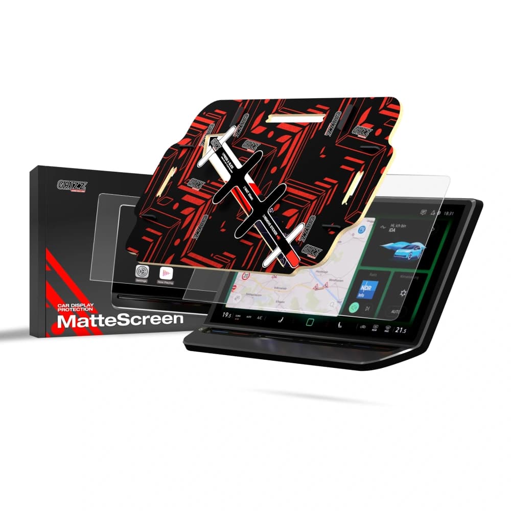 GrizzGlass CarDisplay MatteScreen Easy Volkswagen VW ID.4 12,9" 2024 - 1