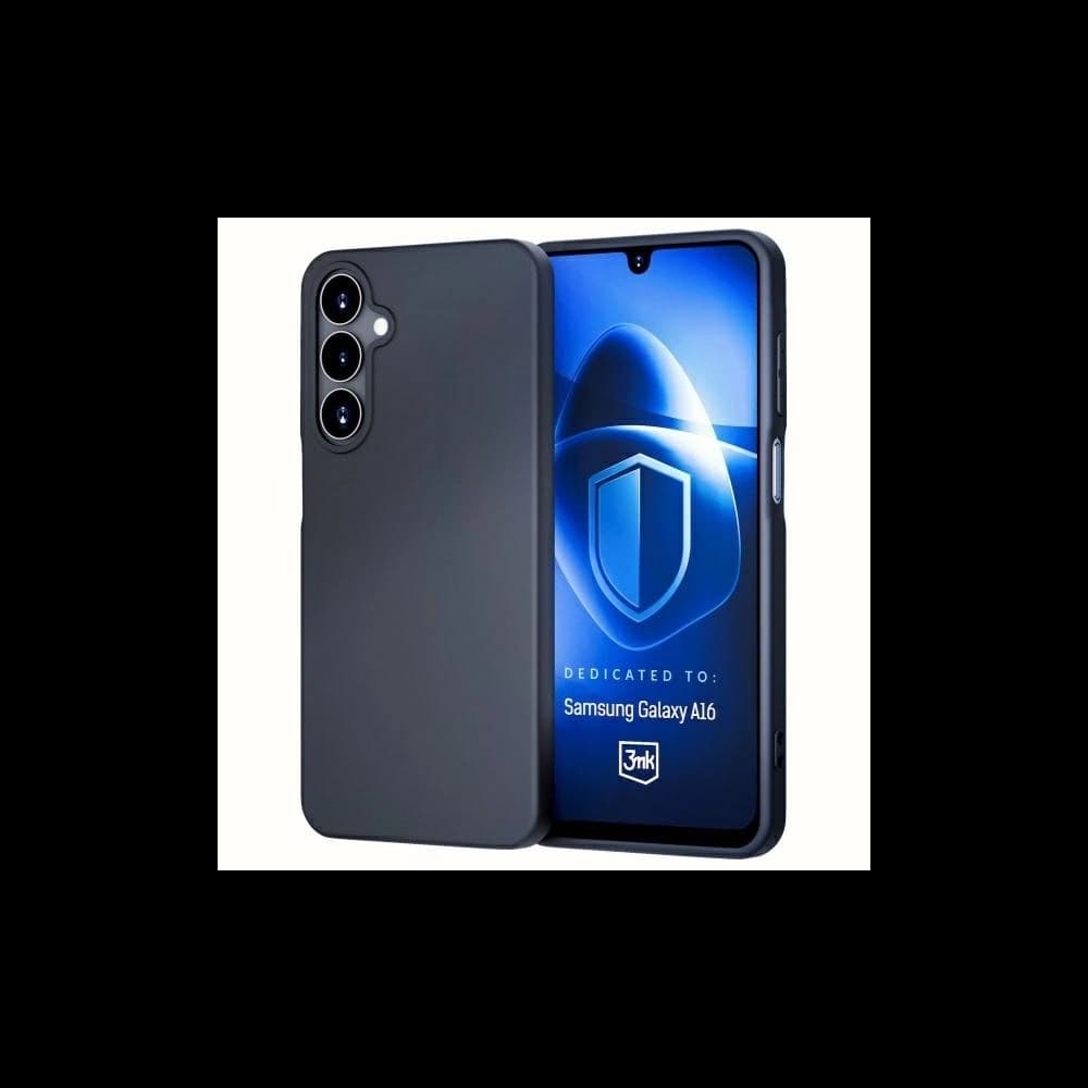 3MK Carcasa Matt Samsung Galaxy A16 neagră - 1