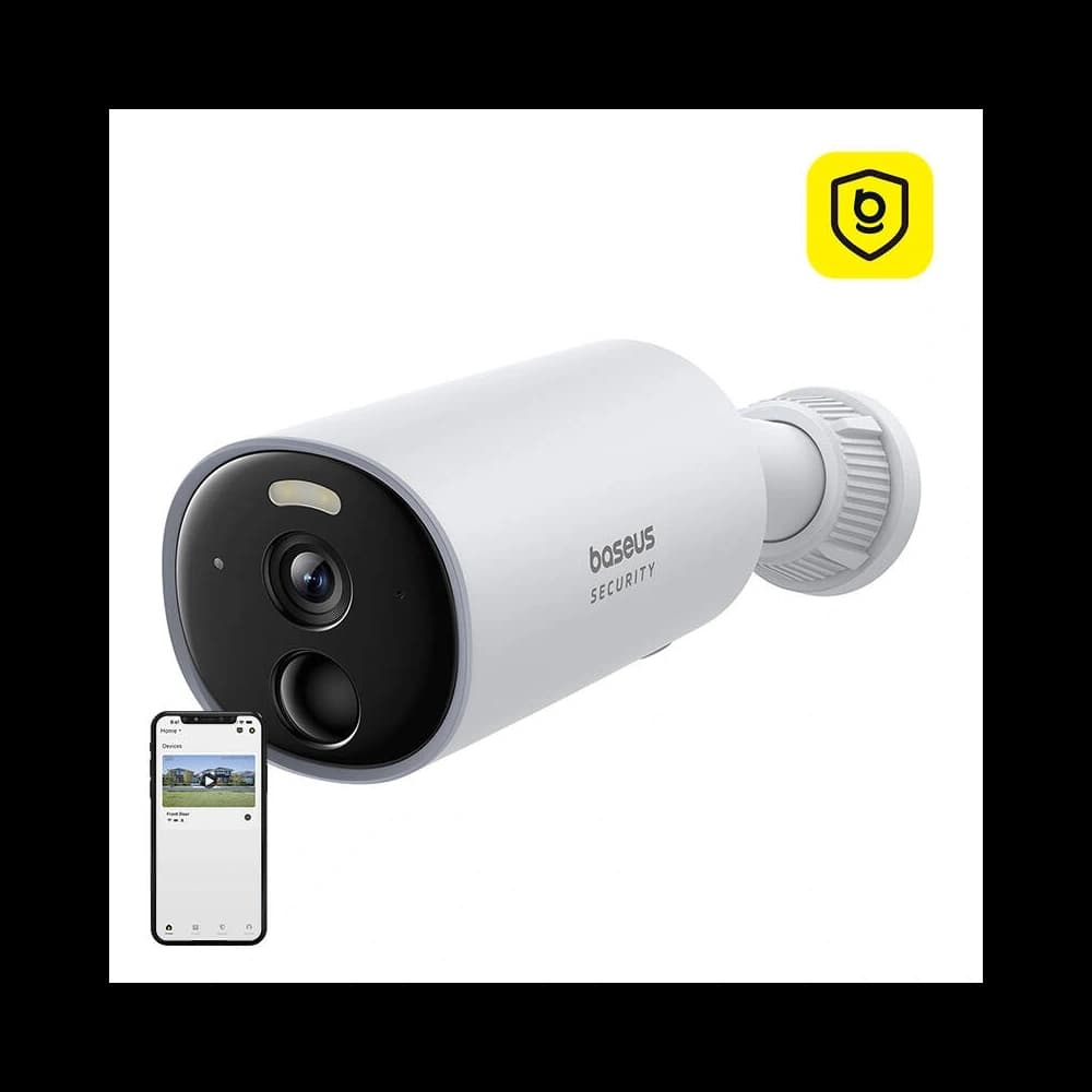 Baseus B1 Cameră Exterioară 2K (Albă) - 1