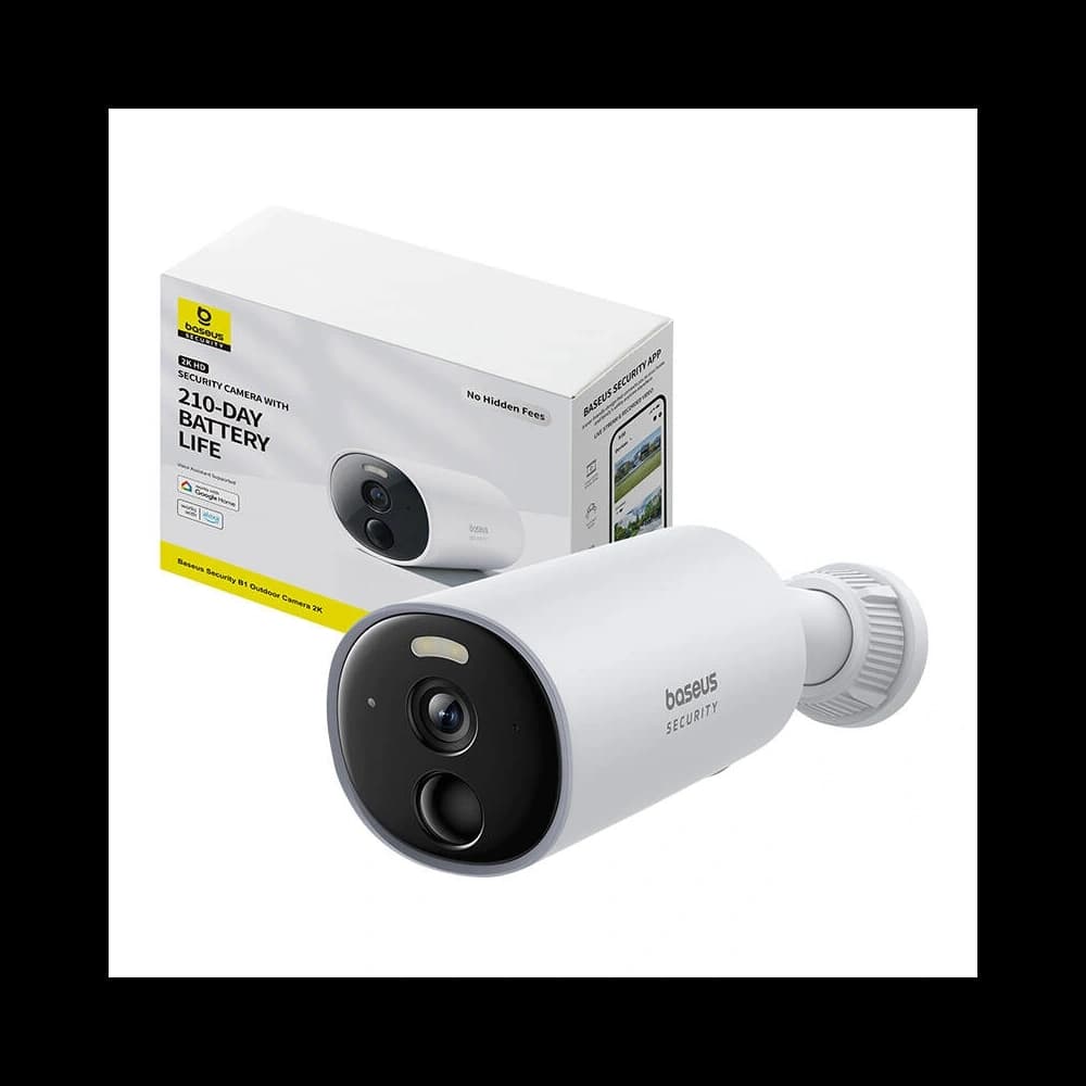 Baseus B1 Cameră Exterioară 2K (Albă) - 8