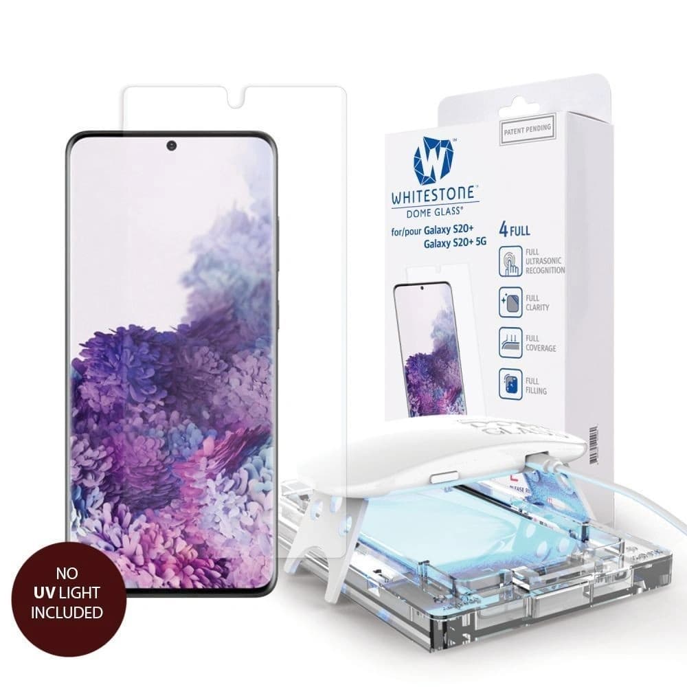 Whitestone Dome Samsung Reparatursatz Glas Galaxy S20 Klar - 1