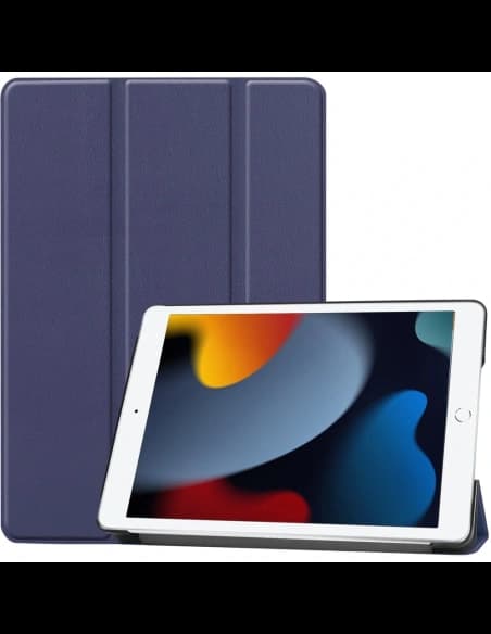 Bizon Case Tab Croc Apple iPad 9/8/7 10.2 2021/2020/2019 navy blue