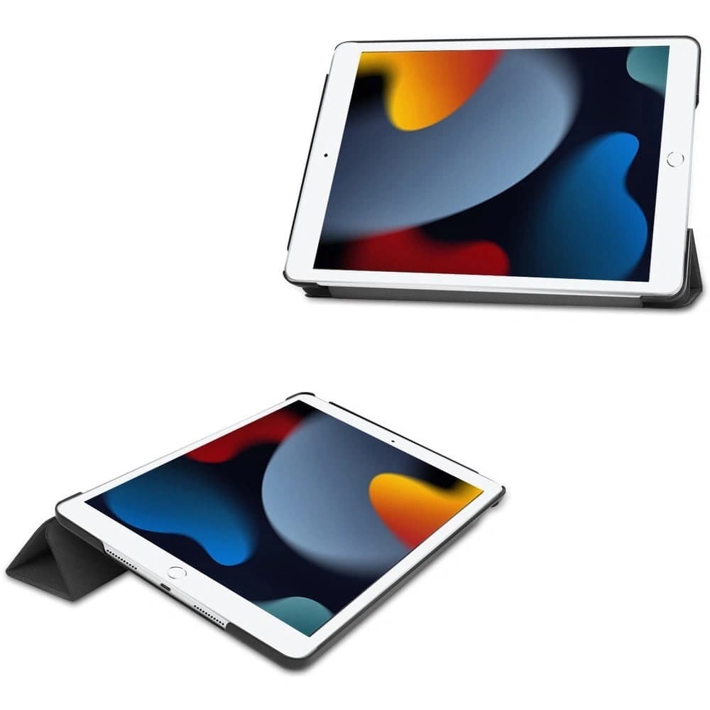 Bizon Case Tab Croc Apple iPad 9/8/7 10.2 2021/2020/2019 negru - 2