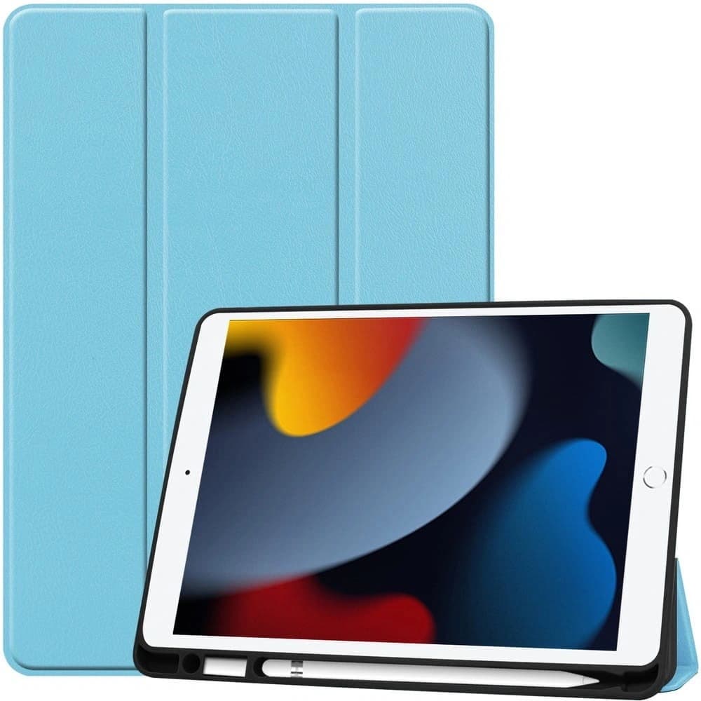 Bizon Case Tab Lizard Apple iPad 9/8/7 10.2 2021/2020/2019 blau - 1