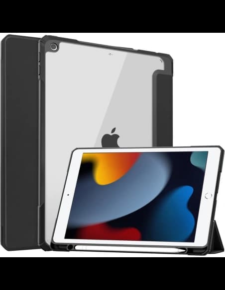 Bizon Case Tab Clear Matt Apple iPad 9/8/7 10.2 2021/2020/2019 black