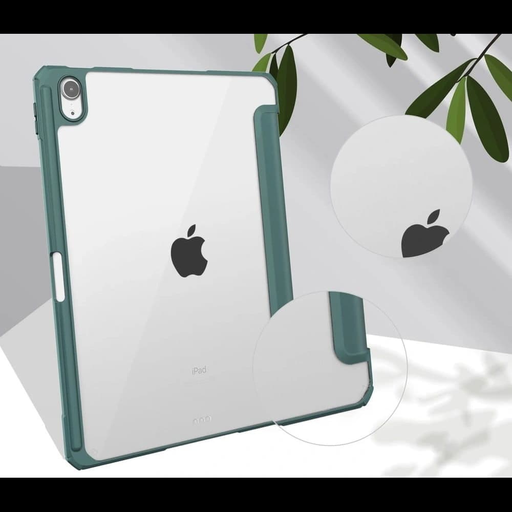 Bizon Case Tab Clear Matt Apple iPad Air 6 / Air 5 / Air 4 / iPad Pro 11 2018 verde închis - 7