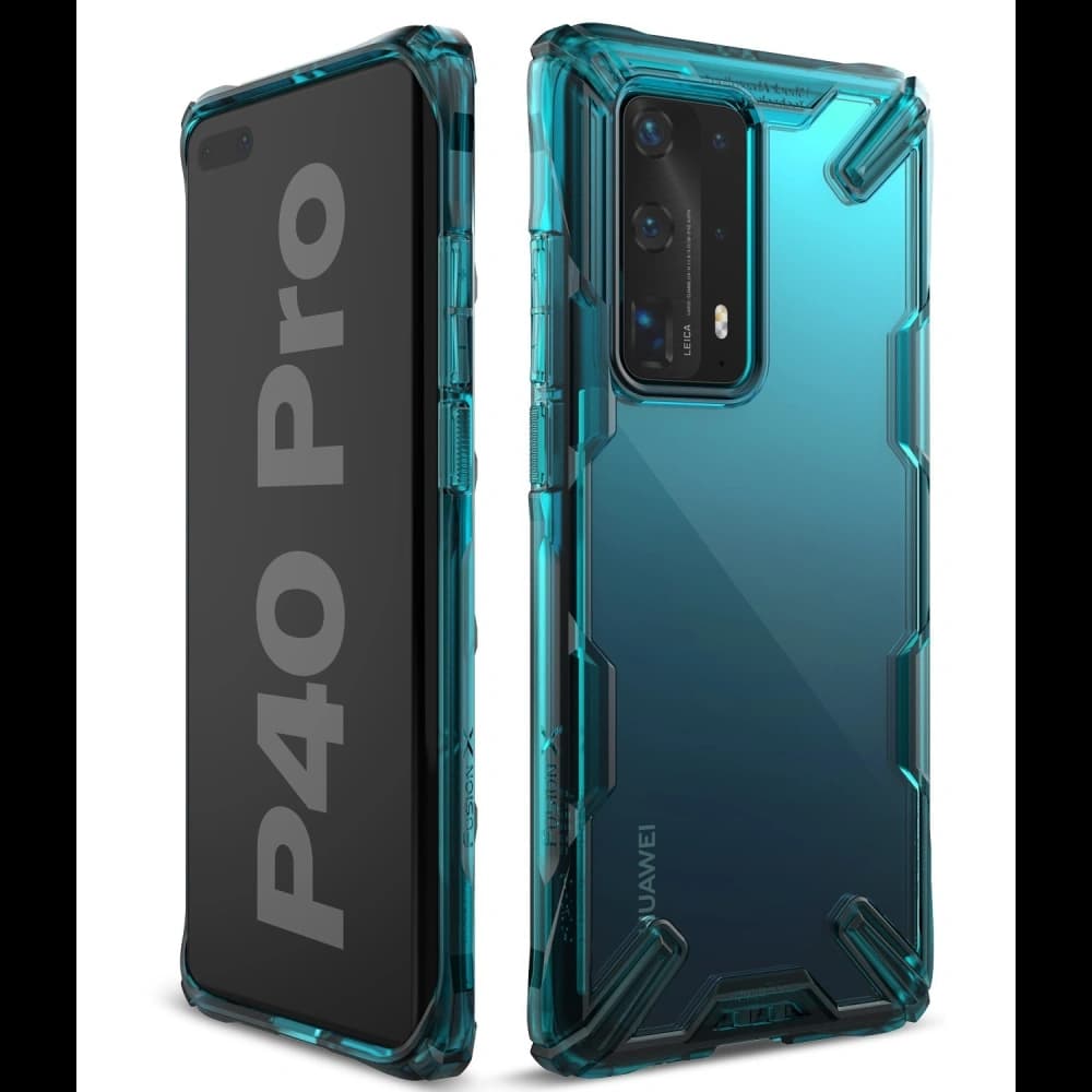 Ringke Tasche Fusion-X Huawei P40 Pro Türkis Grün - 10