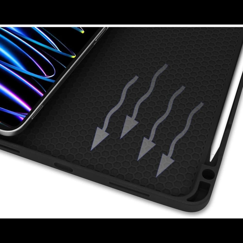 Etui Bizon Case Tab Lizard do Apple iPad Pro 11 2022/2021/2020/2018 tmavě fialové - 6