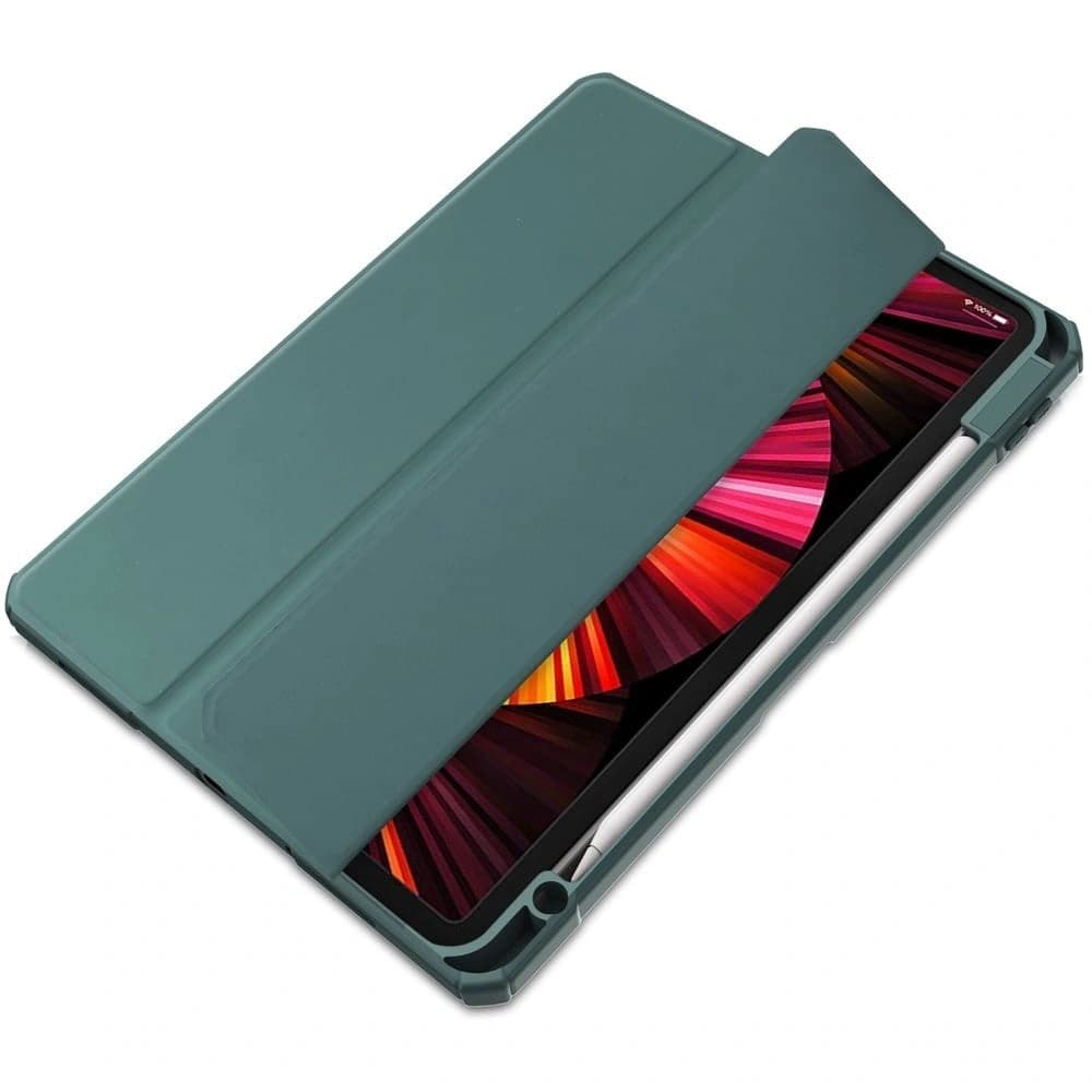 Etui Bizon Case Tab Clear Matt do Apple iPad Pro 11 2022/2021/2020/2018 tmavě zelené - 4