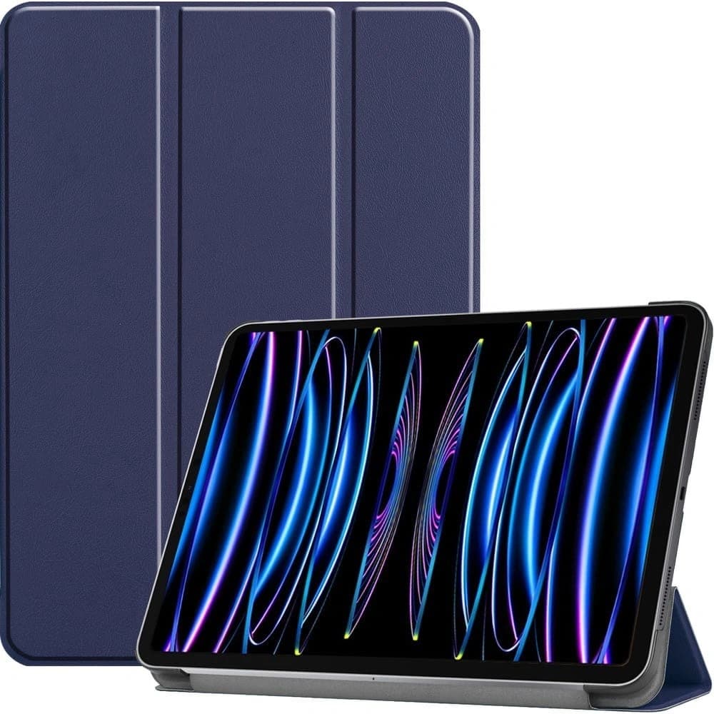 Etui Bizon Case Tab Croc do Apple iPad Pro 11 2022/2021/2020/2018 modré - 1