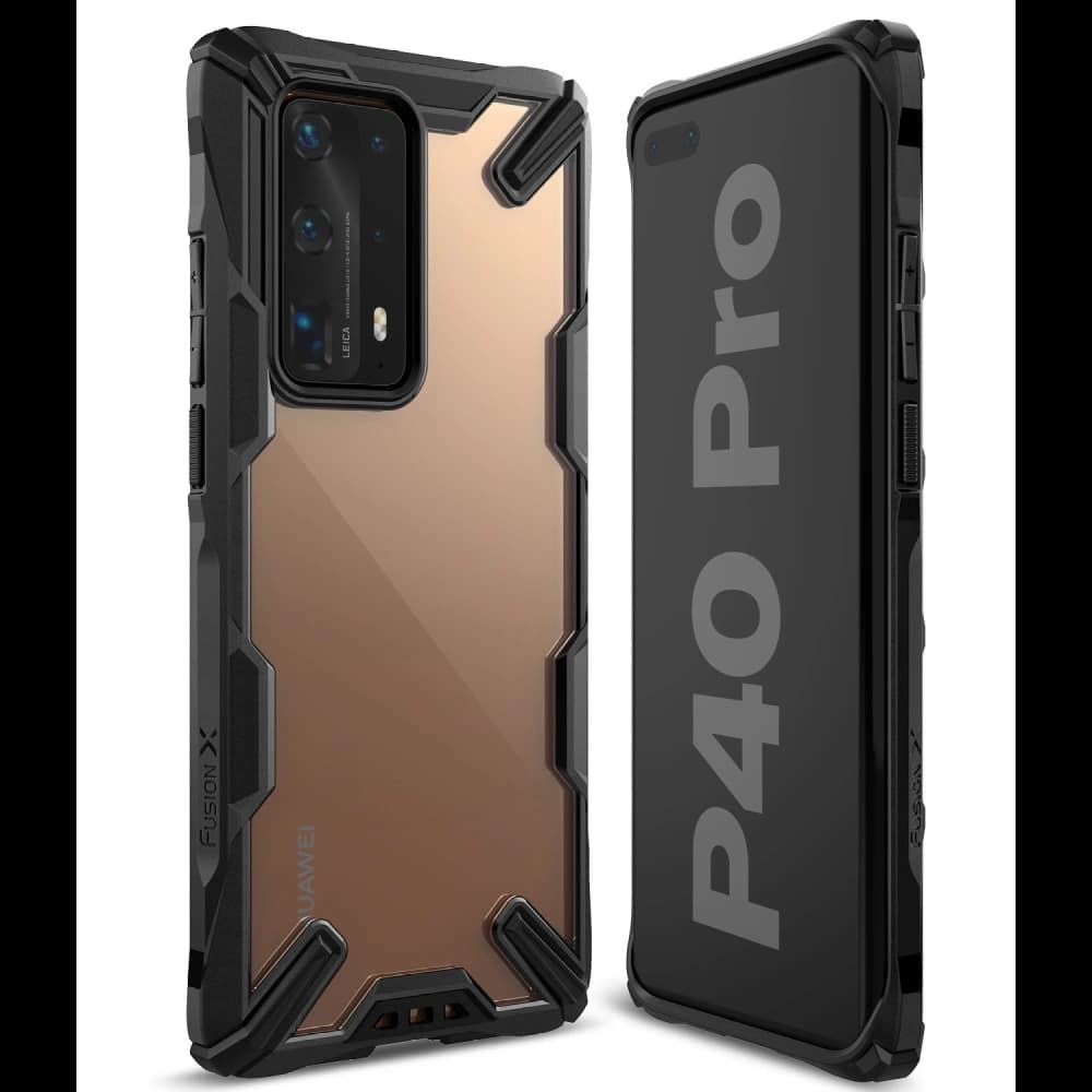 Ringke Tasche Fusion-X Huawei P40 Pro Schwarz - 3