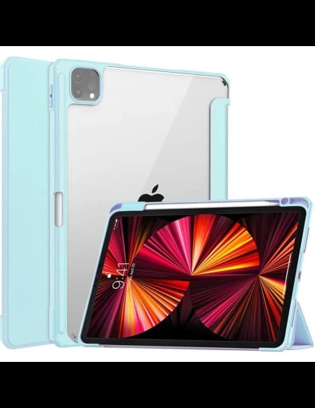Etui Bizon Case Tab Clear Matt do Apple iPad Pro 11 2022/2021/2020/2018 błękitne