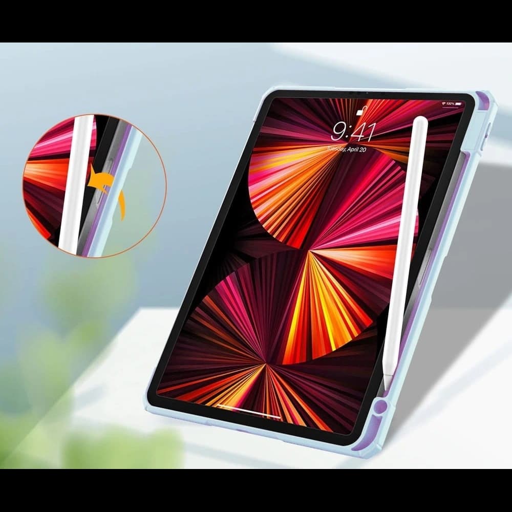 Bizon Case Tab Clear Matt Apple iPad Pro 11 2022/2021/2020/2018 albastru - 5