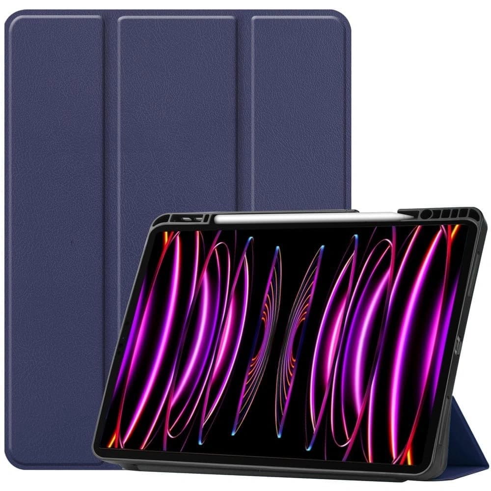 Etui Bizon Case Tab Lizard do Apple iPad Pro 12.9 2022/2021/2020/2018 modré - 1