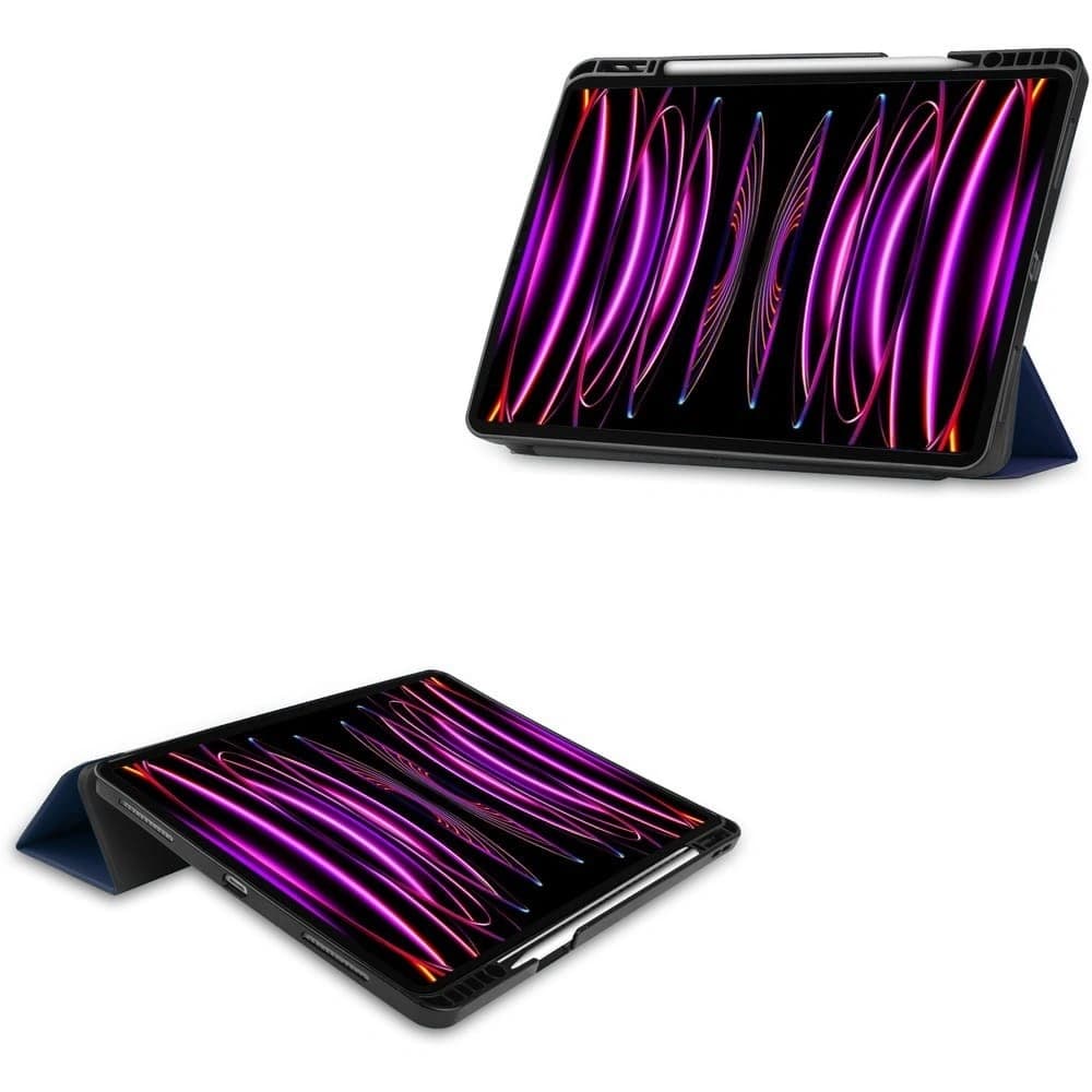 Etui Bizon Case Tab Lizard do Apple iPad Pro 12.9 2022/2021/2020/2018 modré - 2