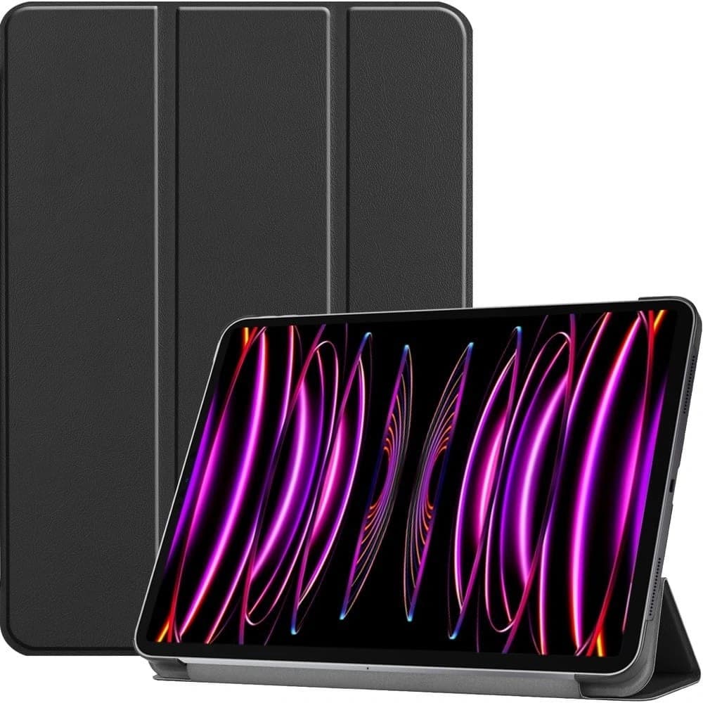 Bizon Case Tab Croc Apple iPad Pro 12.9 2022/2021/2020/2018 negru - 1