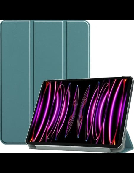 Etui Bizon Case Tab Croc do Apple iPad Pro 12.9 2022/2021/2020/2018 ciemnozielone