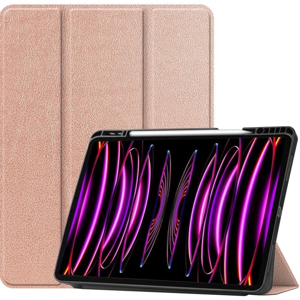 Bizon Case Tab Lizard Apple iPad Pro 12.9 2022/2021/2020/2018 Roségold - 1