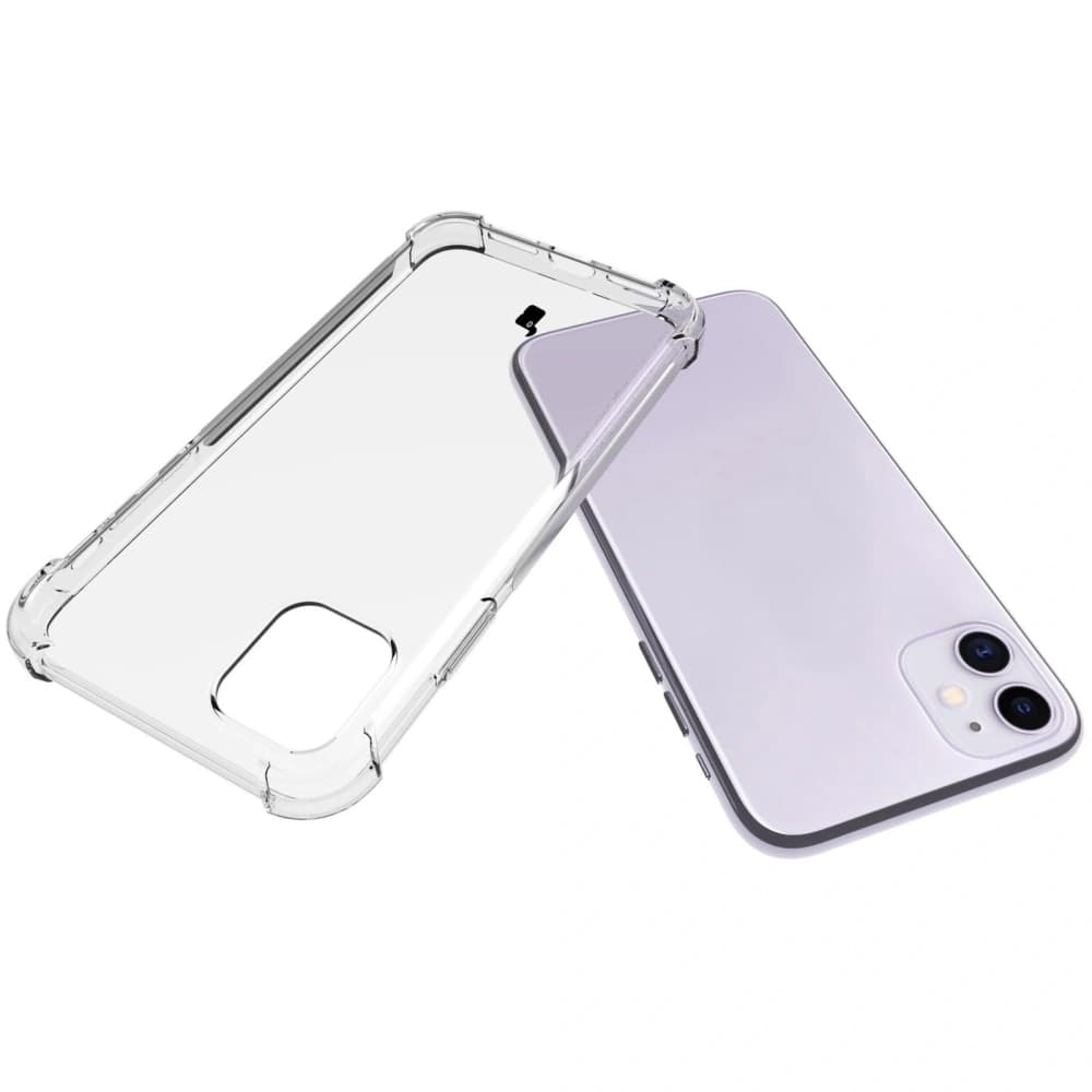 Bizon Case Clear Pack Hülle + 2x Bildschirmglas + Linsenglas Apple iPhone 11 klar - 5