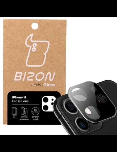 Bizon Glaslinse Apple iPhone 11 [2 PACK]