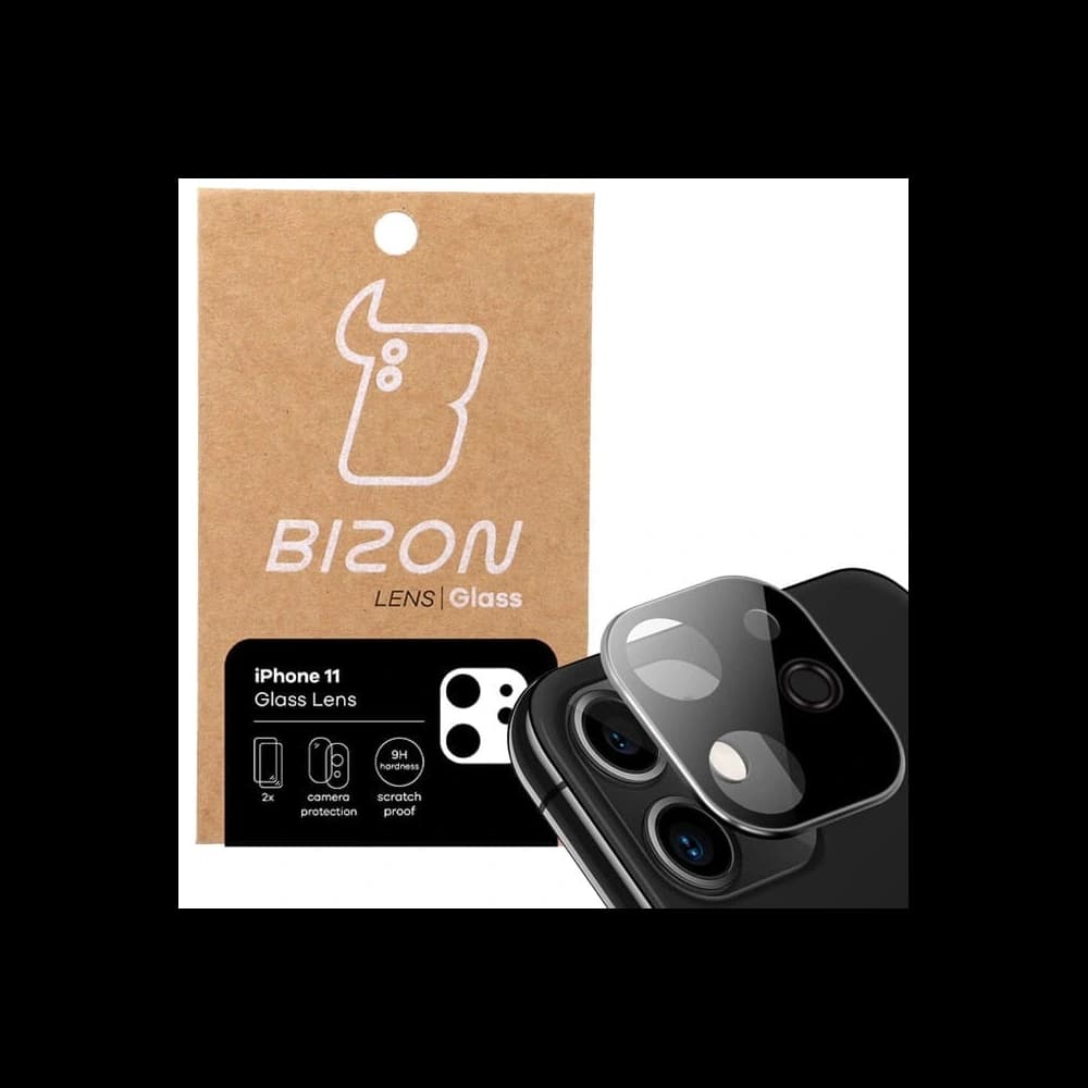 Bizon Glaslinse Apple iPhone 11 [2 PACK] - 1