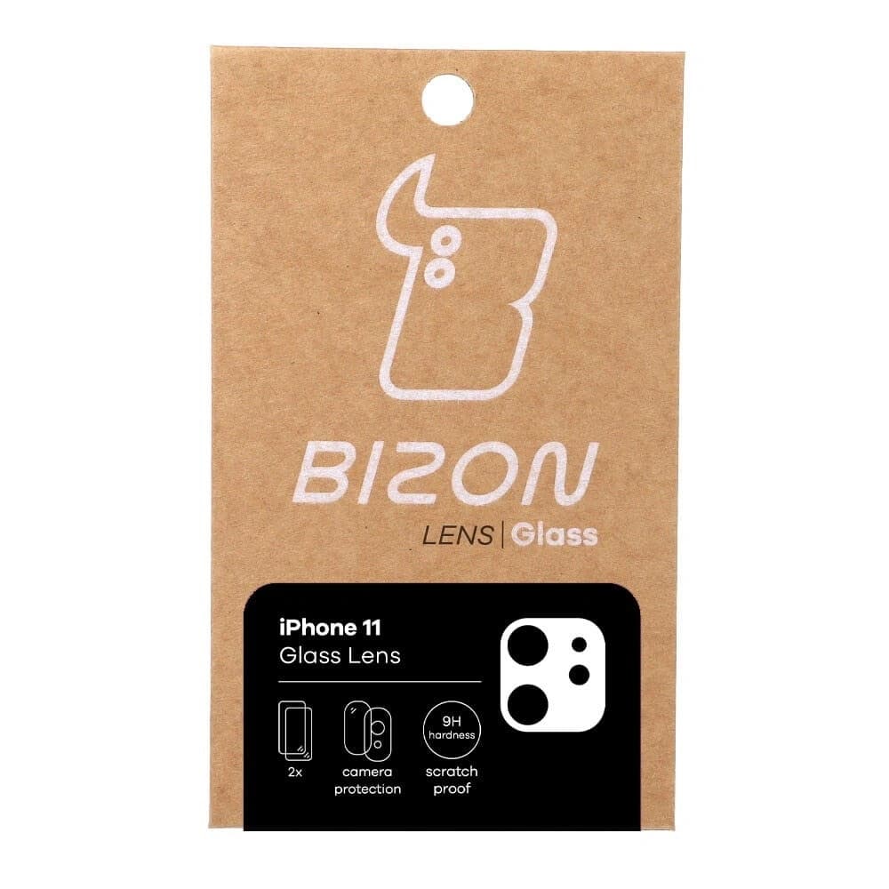 Bizon Glaslinse Apple iPhone 11 [2 PACK] - 7