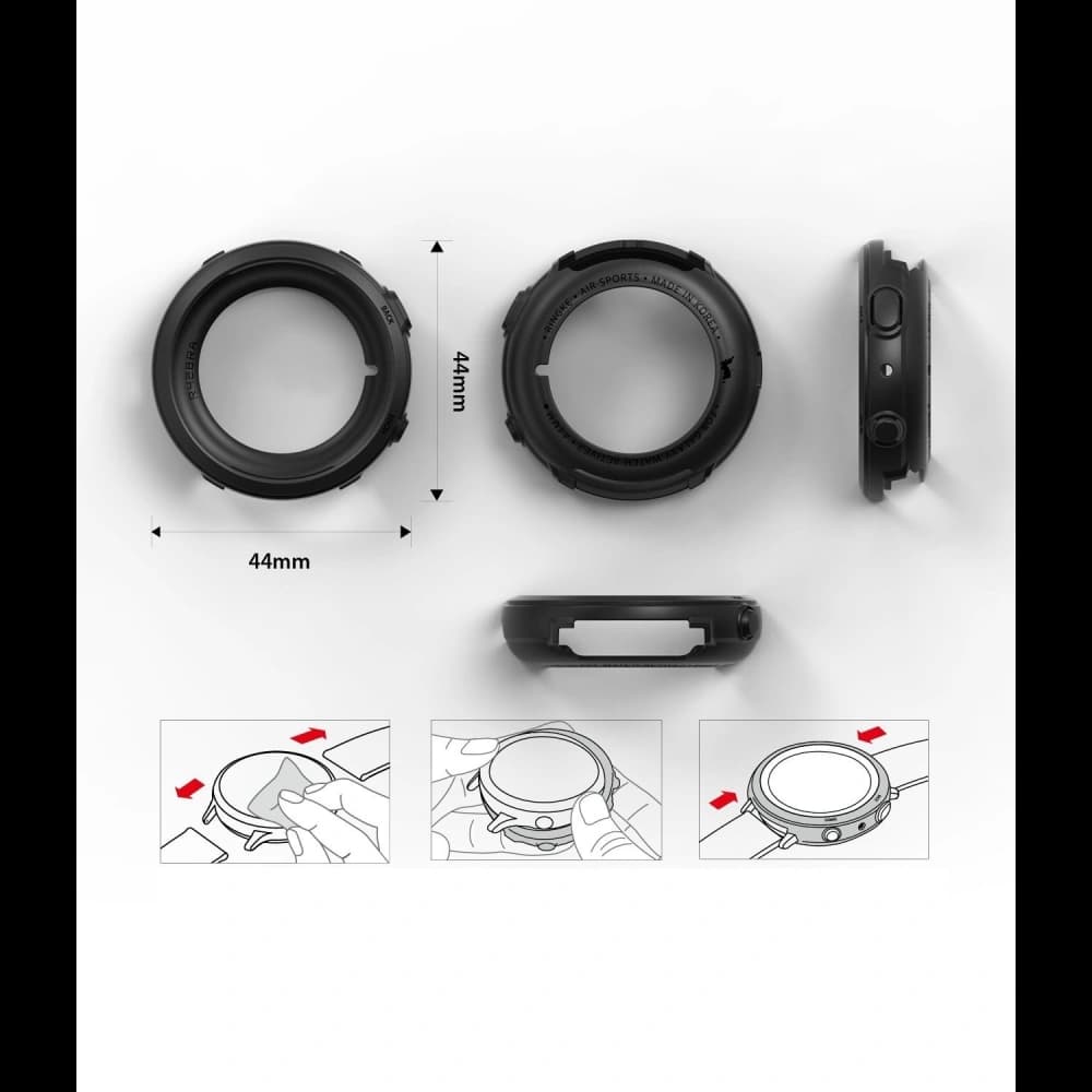 Etui Ringke Air Sport Samsung Galaxy Watch Active 2 44mm Matné Čiré - 8