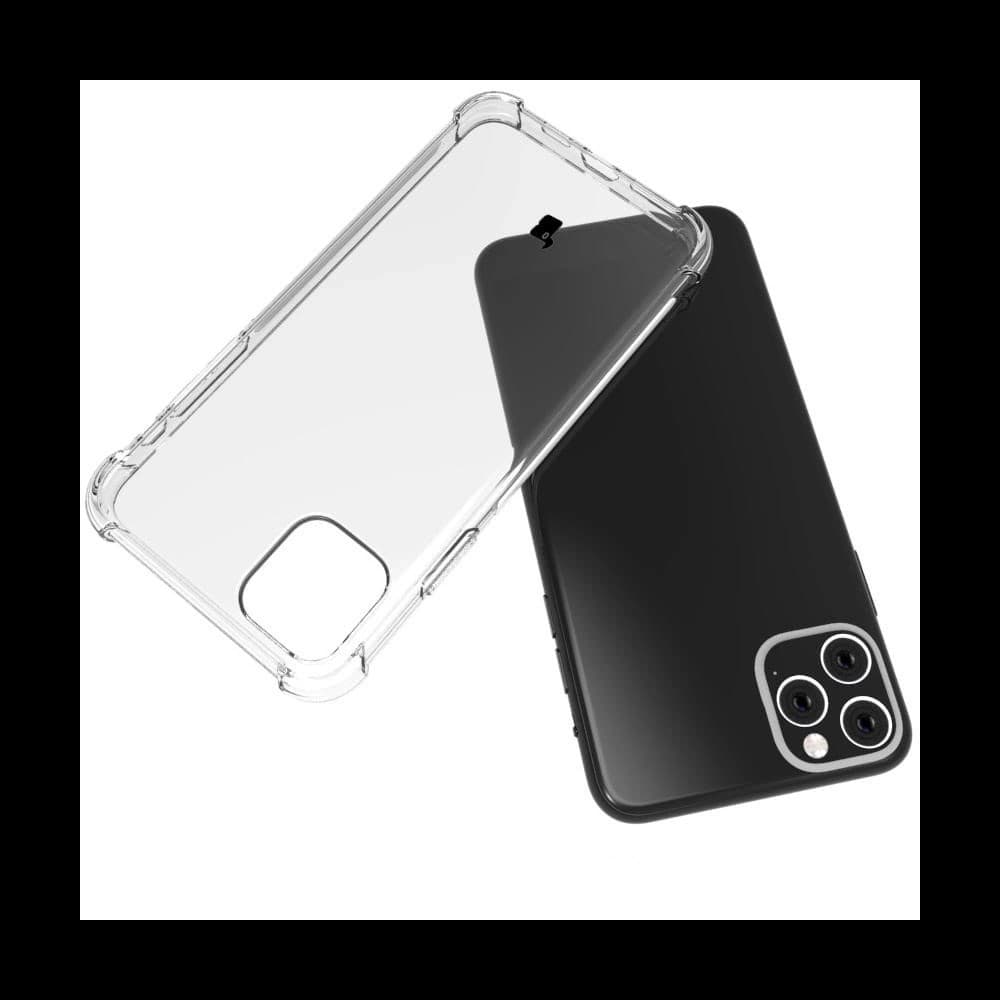Bizon Case Clear Pack Hülle + 2x Schutzglas + Linsenglas Apple iPhone 11 Pro klar - 5