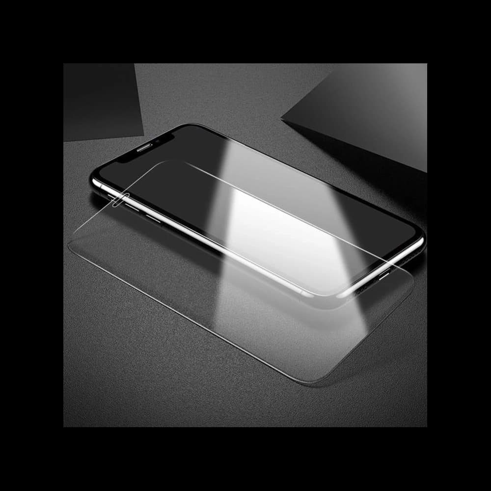 Bizon Glass Klarglas gehärtetes Glas - 3 Stück. + Linsenglas Apple iPhone 11 Pro Max - 9