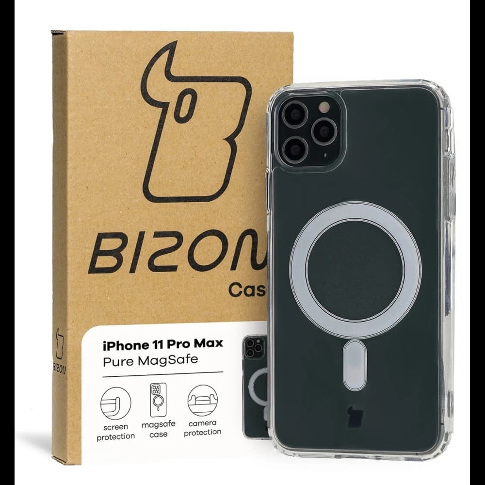 Bizon Case Pure Magnetic Apple iPhone 11 Pro Max transparent - 1