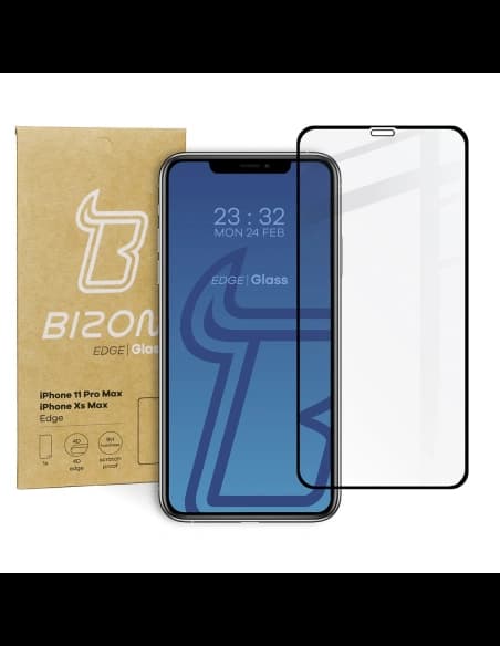 Bizon Glass Edge Apple iPhone 11 Pro Max / Xs Max negru
