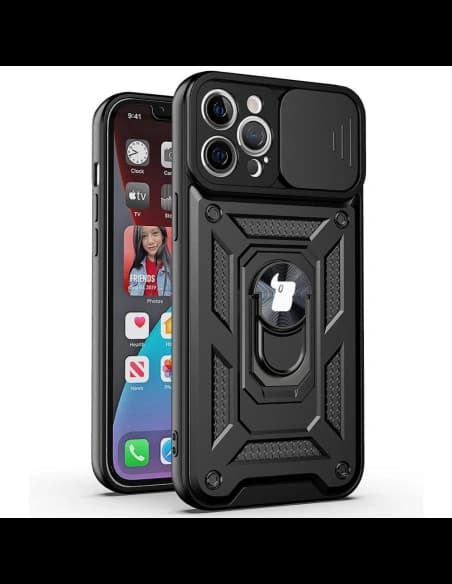 Bizon Case CamShield Ring Apple iPhone 12 Pro Max schwarz