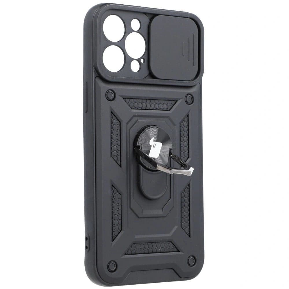 Bizon Case CamShield Ring Apple iPhone 12 Pro Max negru - 2