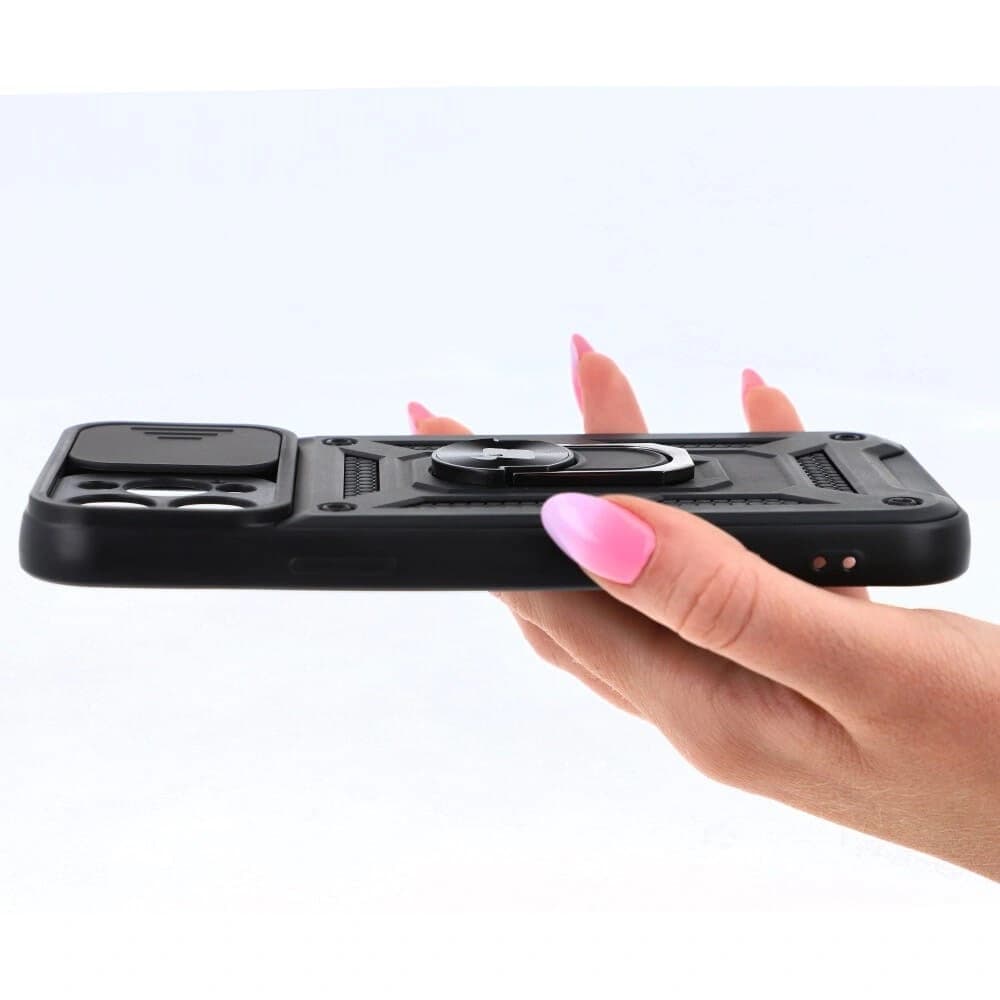 Bizon Case CamShield Ring Apple iPhone 12 Pro Max negru - 9