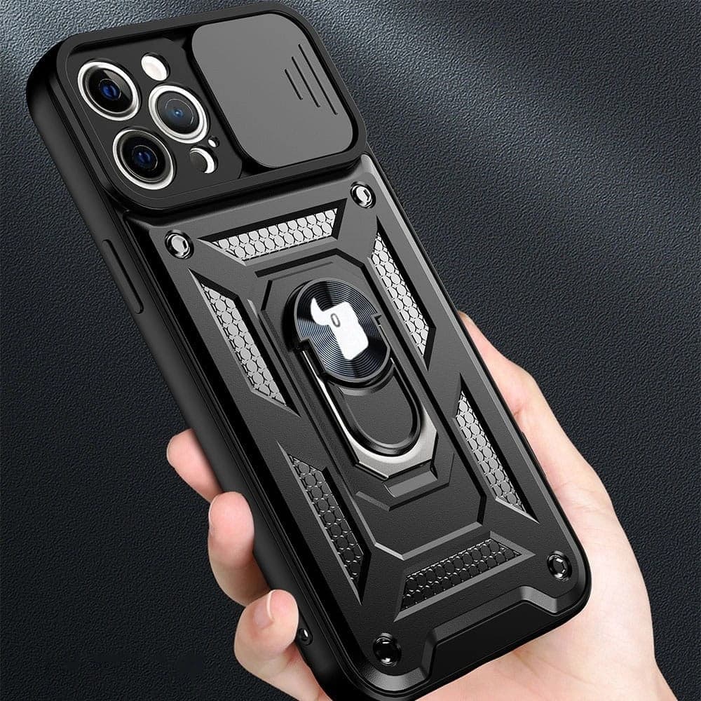 Bizon Case CamShield Ring Apple iPhone 12 Pro Max negru - 15