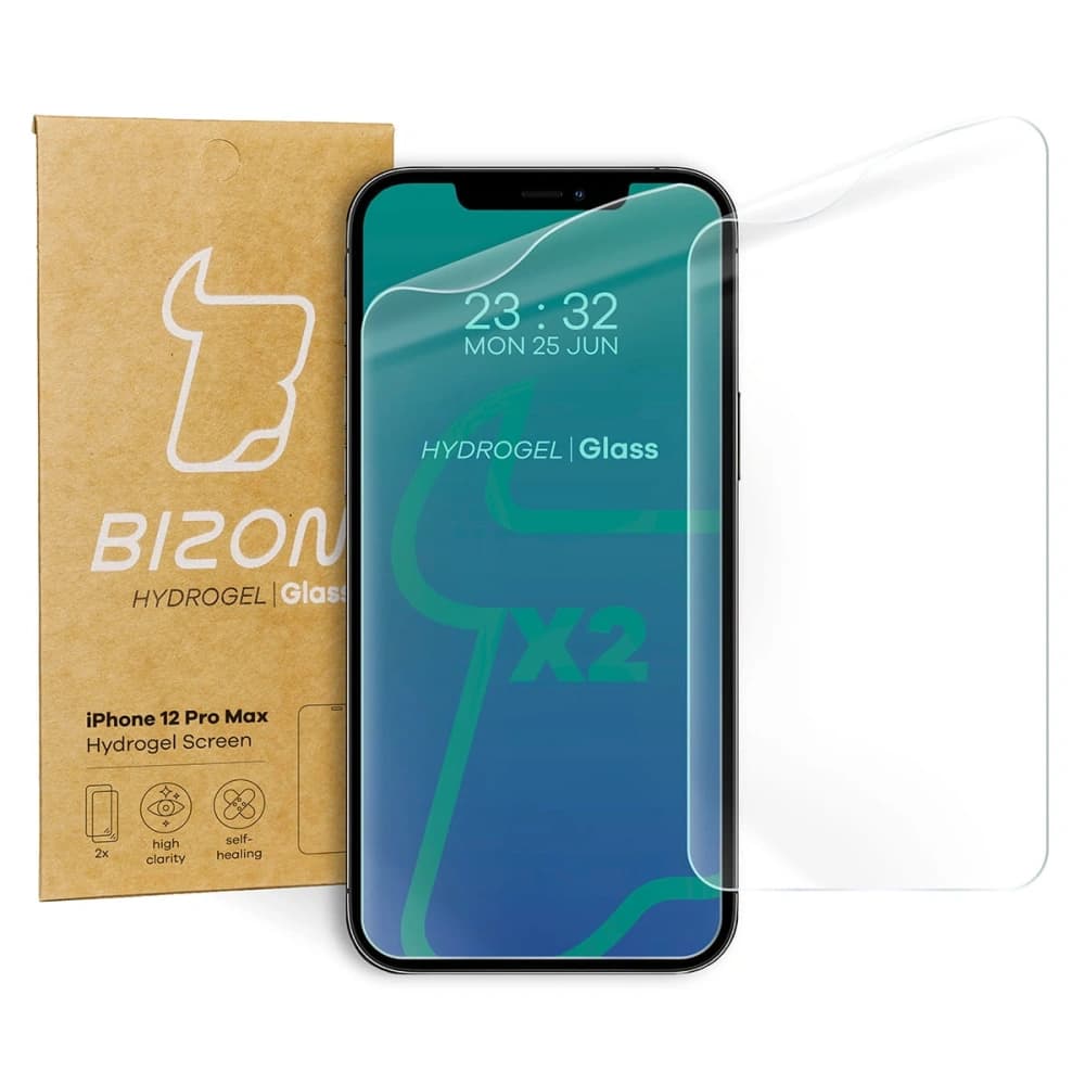 Bizon Glass Hydrogel Apple iPhone 12 Pro Max [2 PACK] - 1