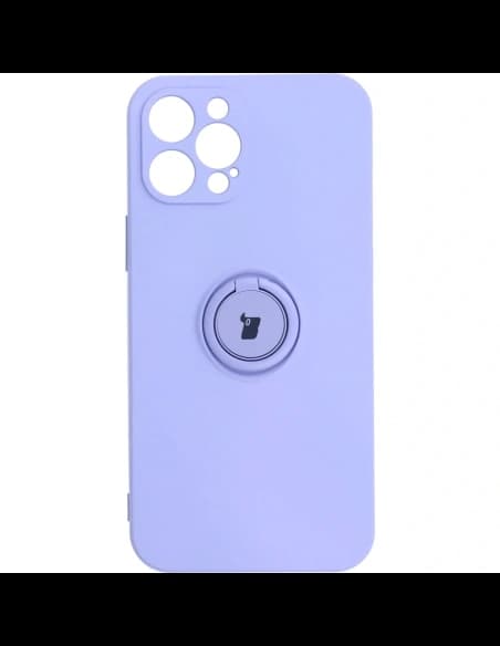 Bizon Case Silikonring Apple iPhone 12 Pro Max lila