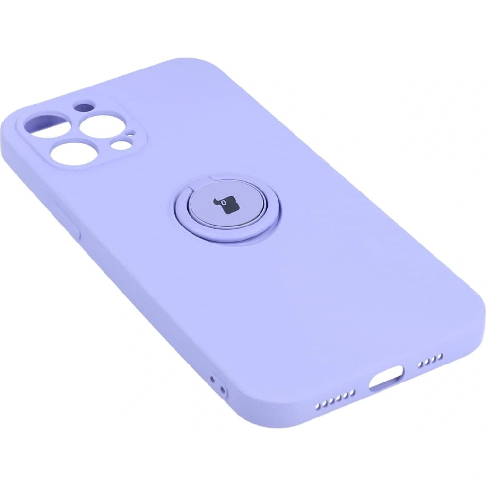 Bizon Case Silicone Ring Apple iPhone 12 Pro Max purple - 3