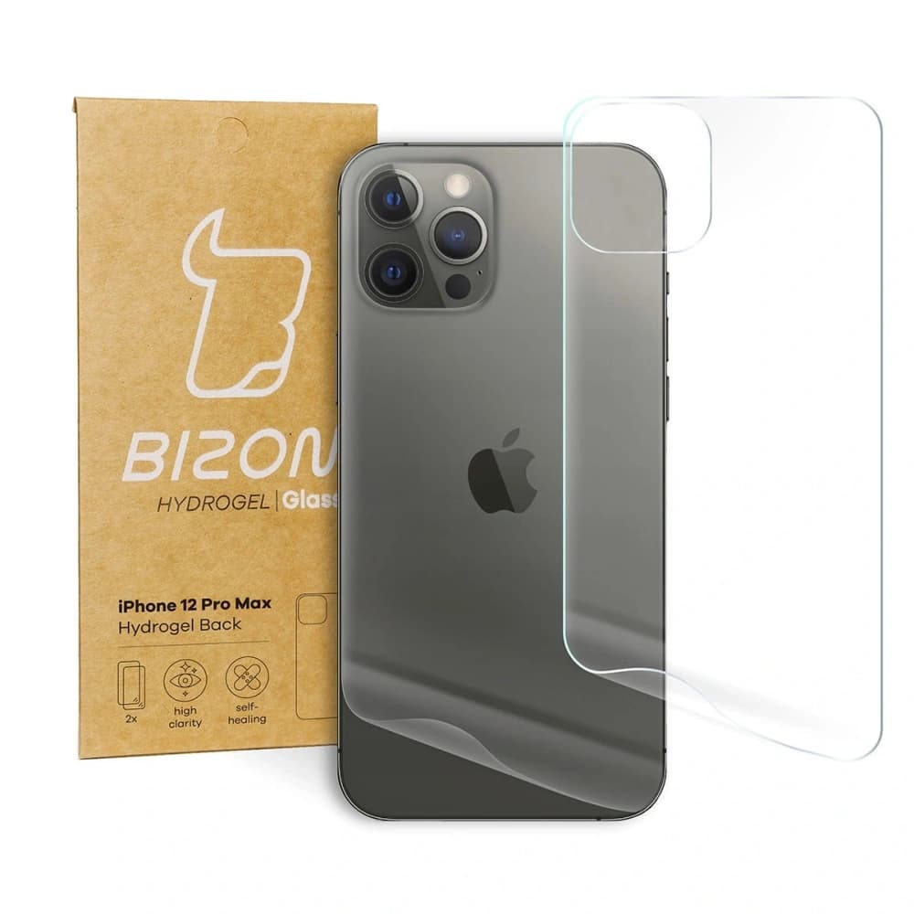 Bizon Glass Hydrogel Apple iPhone 12 Pro Max [2 PACK] - 1