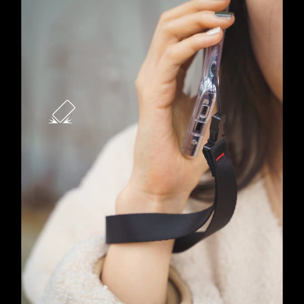 Páskový Ringke zápěstní řemínek černý - 5