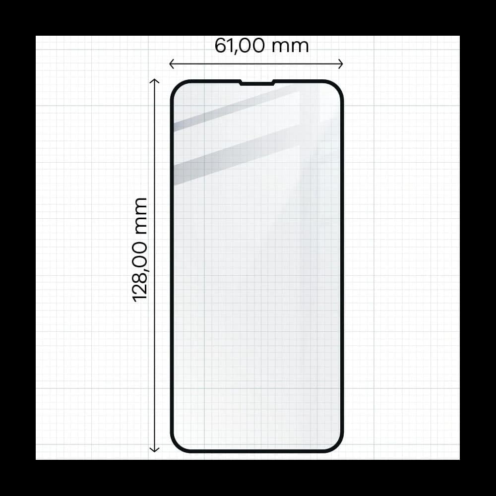 Bizon Glass Edge Apple iPhone 13 Mini schwarz - 2