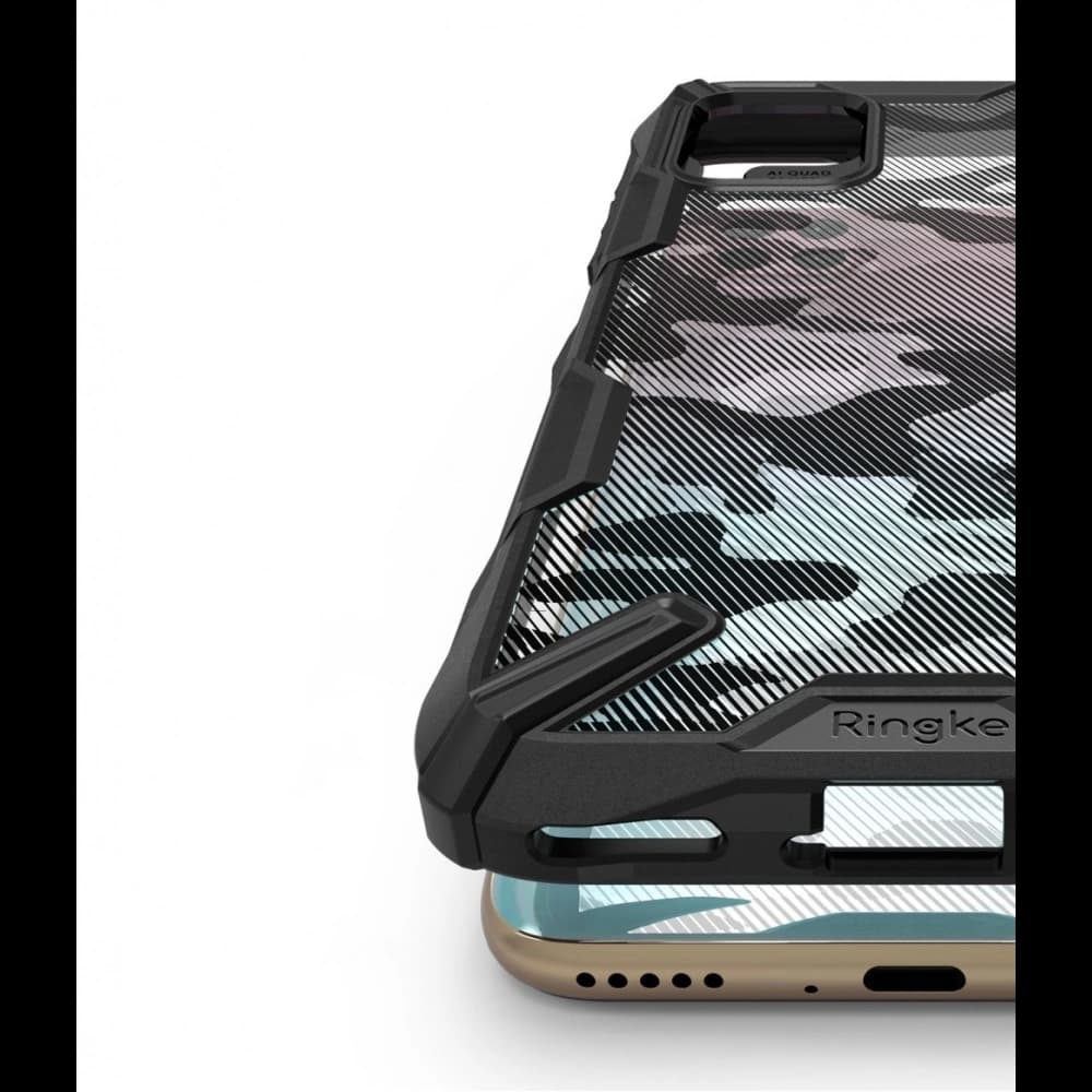 Ringke Tasche Fusion-X Huawei P40 Lite Camo (Moro) Schwarz - 5