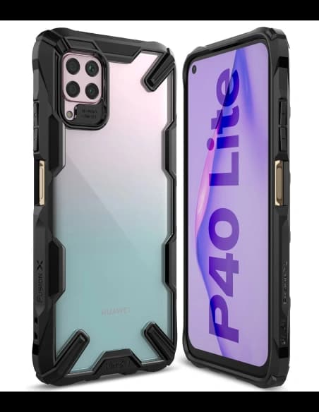 Ringke Tasche Fusion-X Huawei P40 Lite Schwarz