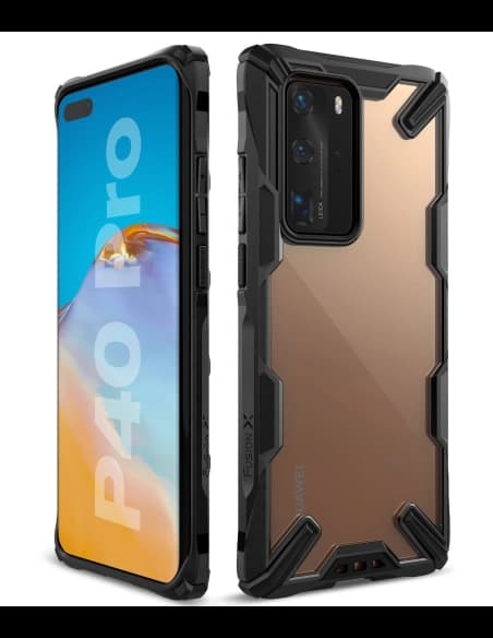 Ringke Tasche Fusion-X Huawei P40 Pro Schwarz