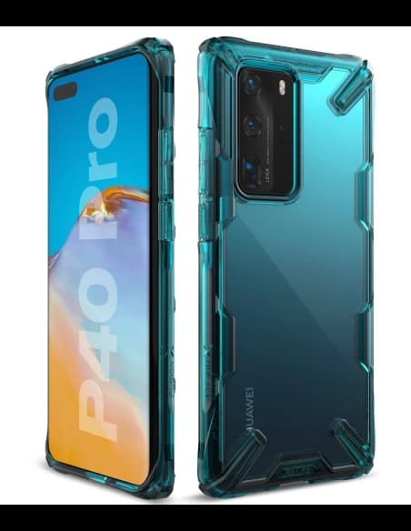 Ringke Tasche Fusion-X Huawei P40 Pro Türkis Grün