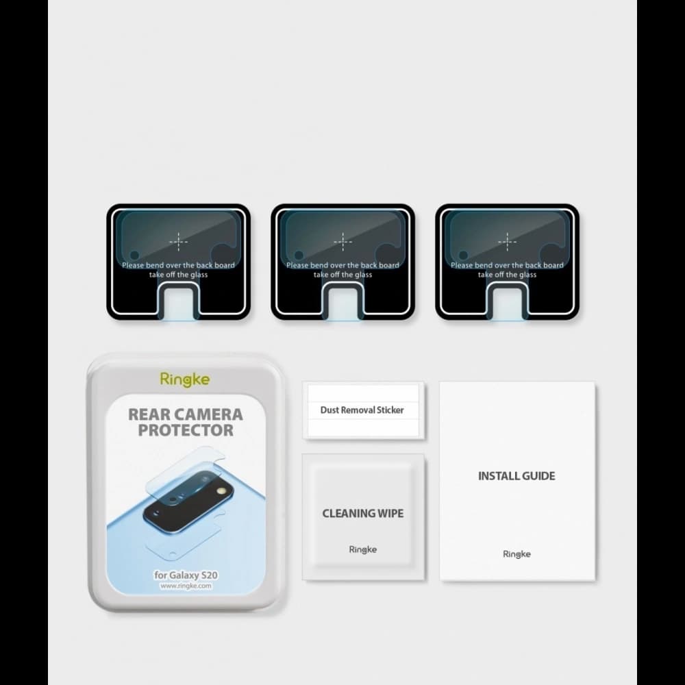 Ringke Samsung Gehärtetes Kameraglas Kameraglas Galaxy S20 [3 PACK] - 13