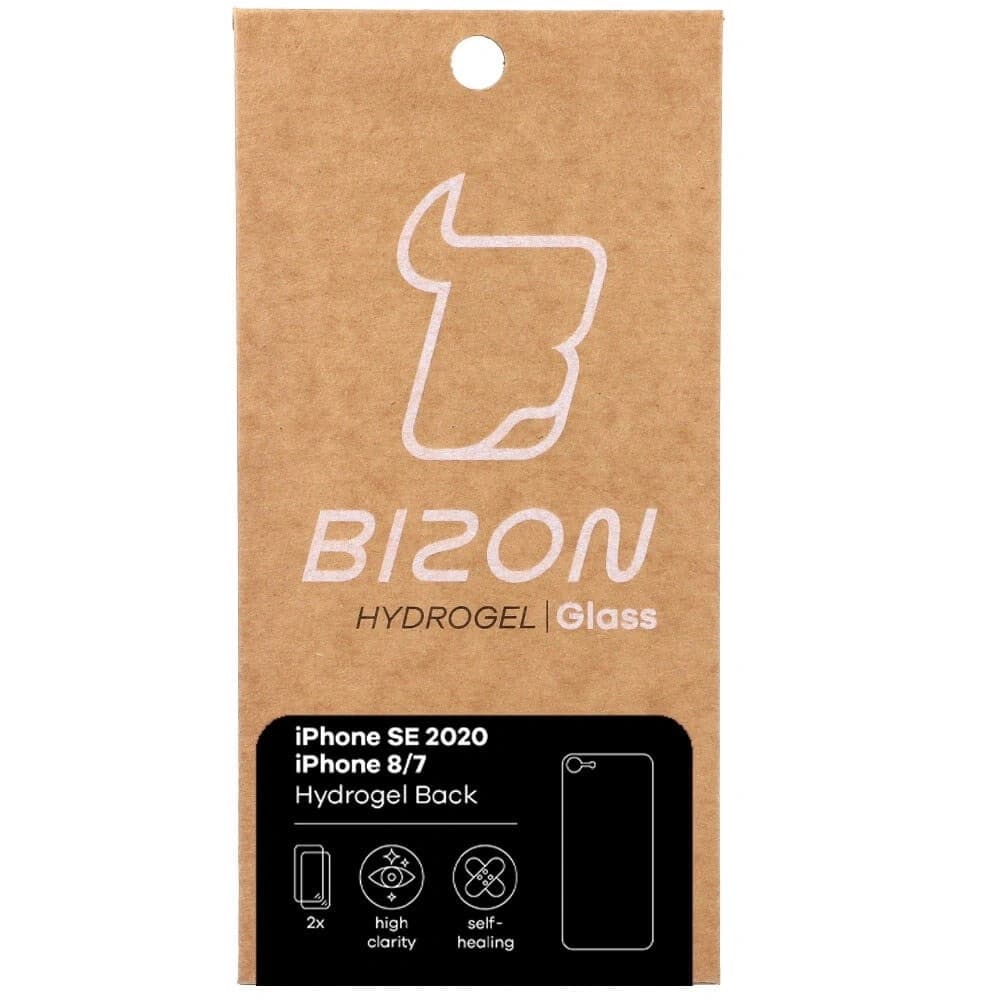 Fólie hydrogelová na zadní stranu Bizon Glass Hydrogel Apple iPhone SE 2022/2020/ 8/ 7  [2 PACK] - 5