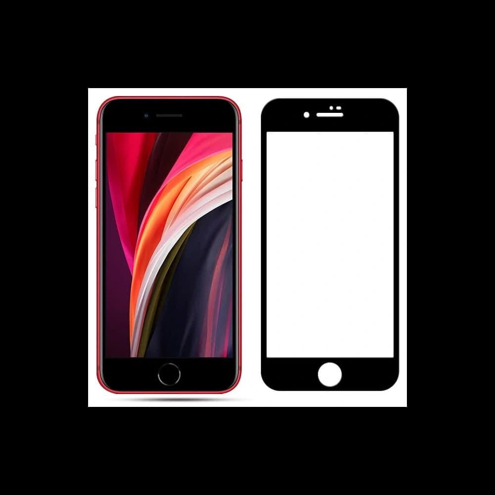 Sklo tvrzené Bizon Glass Edge pro Apple iPhone SE 2022/2020/ 8/ 7 černé - 5