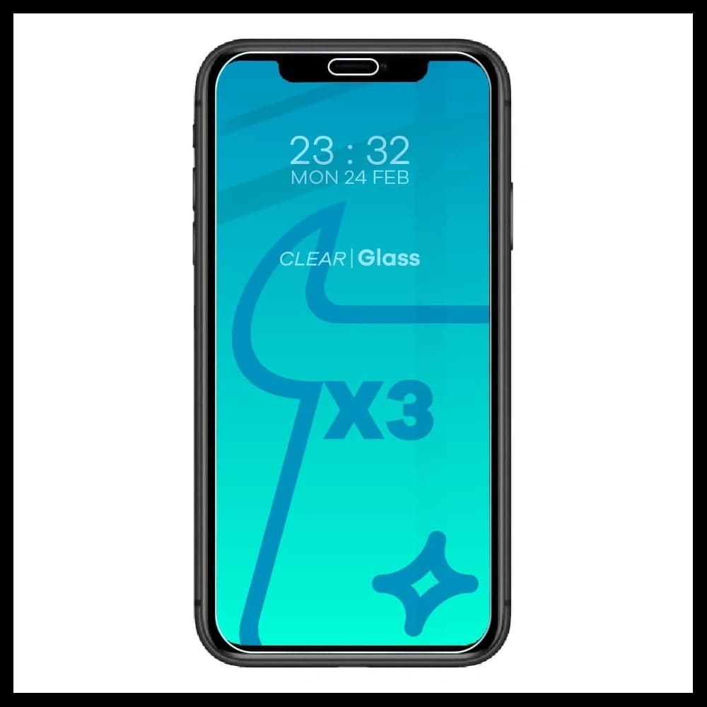 Tvrdé sklo Bizon Glass Clear - 3 ks + objektiv Apple iPhone Xr - 5