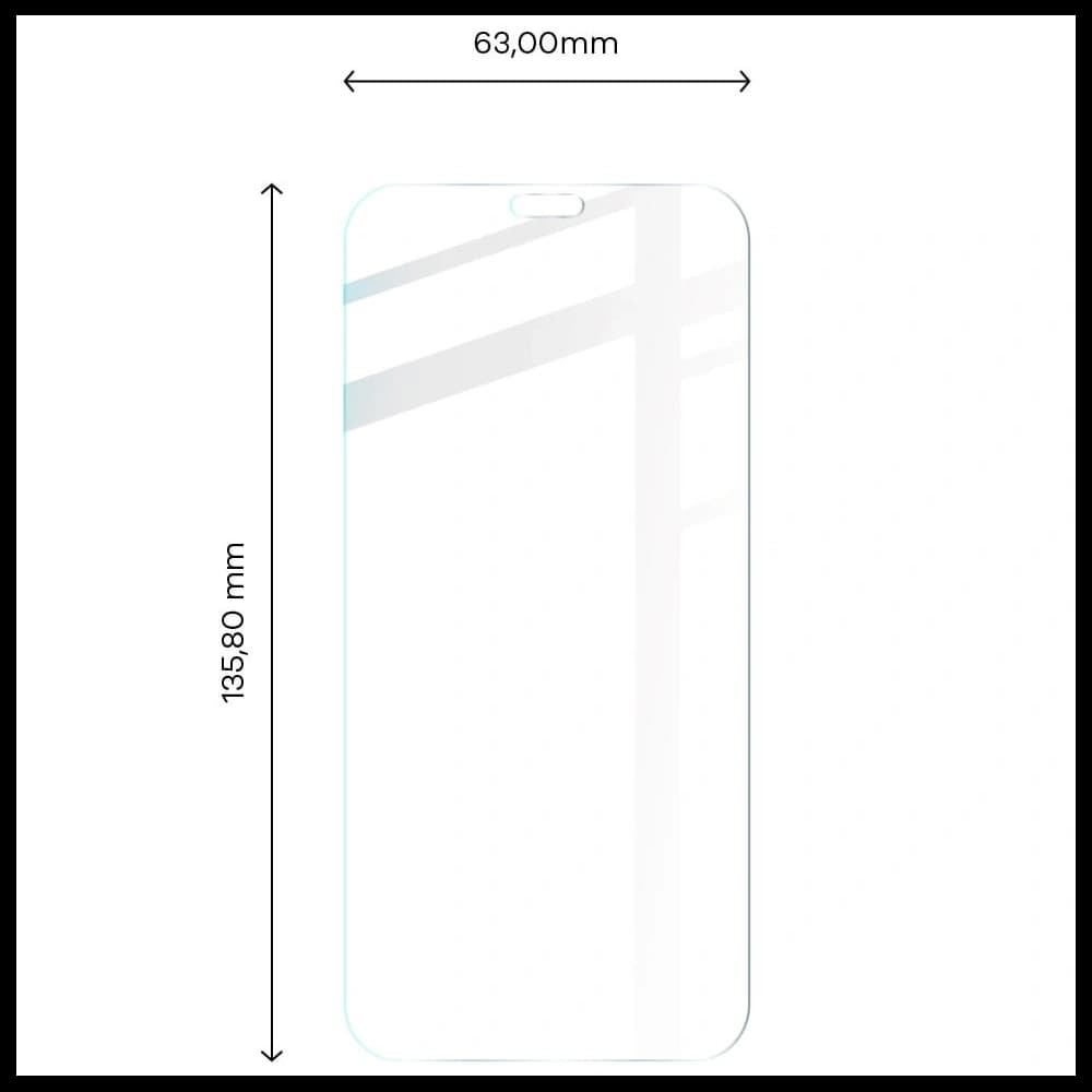 Tvrzené sklo Bizon Glass Clear - 3 ks + objektiv Apple iPhone Xs - 3